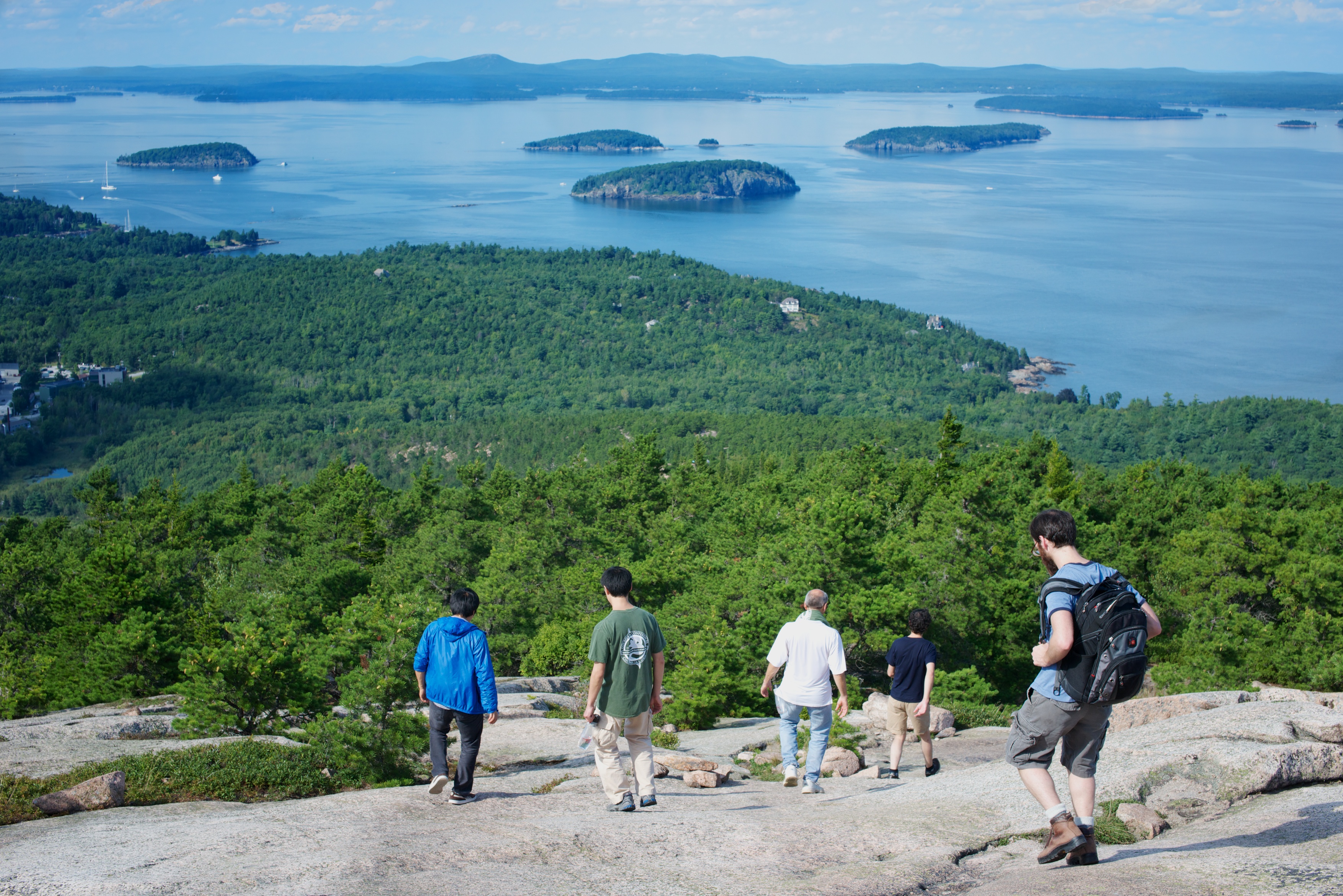 HIKING DOWN