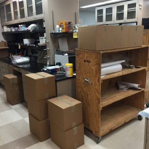 Lab Move - UChicago to UCSD - December 2015