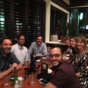 Abe, friends, and sangria -- ACNP Dec 2016