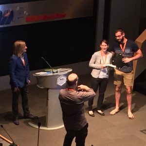 Alex Gileta wins an award at CTC 2017