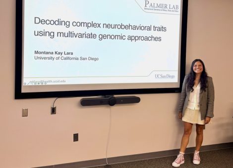 photo of Montana Lara giving a presentation